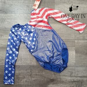 Charmo Long Sleeve Leotard Size 8